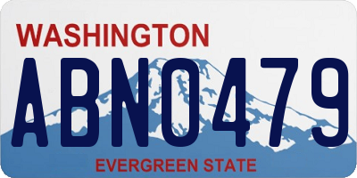 WA license plate ABN0479