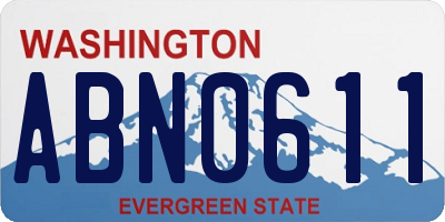 WA license plate ABN0611