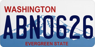 WA license plate ABN0626
