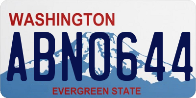 WA license plate ABN0644