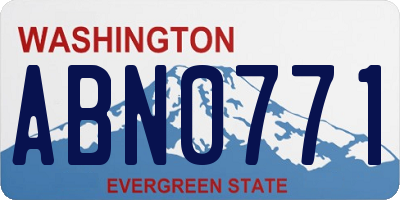 WA license plate ABN0771