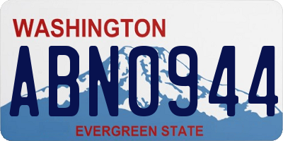 WA license plate ABN0944