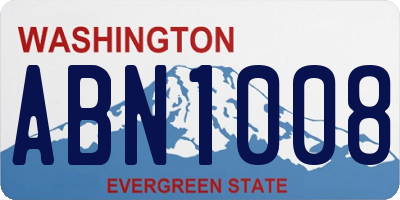 WA license plate ABN1008