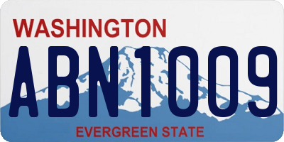 WA license plate ABN1009