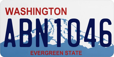 WA license plate ABN1046