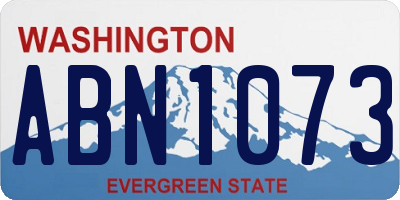 WA license plate ABN1073