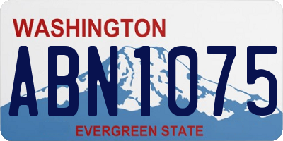 WA license plate ABN1075