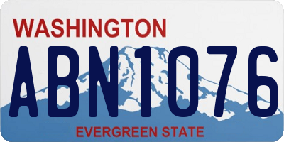 WA license plate ABN1076