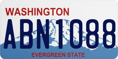 WA license plate ABN1088
