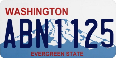 WA license plate ABN1125