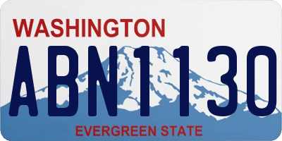 WA license plate ABN1130