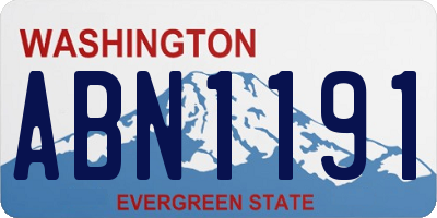 WA license plate ABN1191