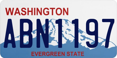 WA license plate ABN1197