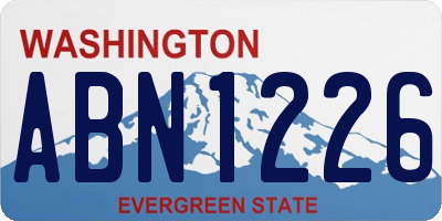 WA license plate ABN1226