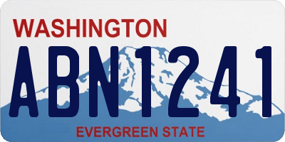 WA license plate ABN1241