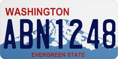 WA license plate ABN1248