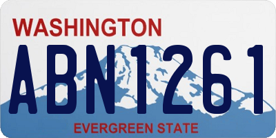 WA license plate ABN1261