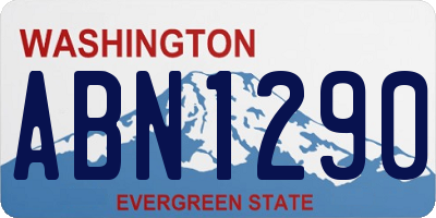 WA license plate ABN1290