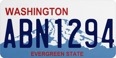 WA license plate ABN1294