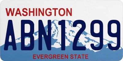 WA license plate ABN1299