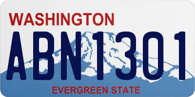 WA license plate ABN1301