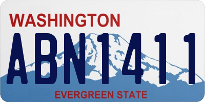 WA license plate ABN1411