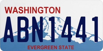 WA license plate ABN1441