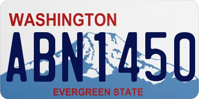 WA license plate ABN1450