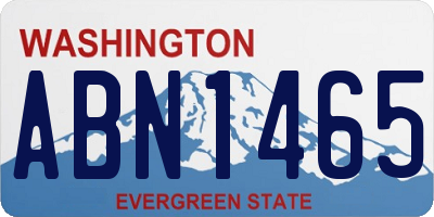 WA license plate ABN1465
