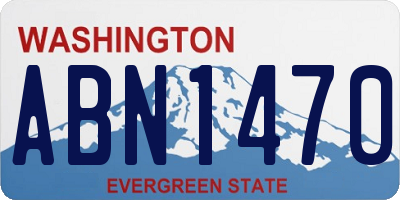 WA license plate ABN1470