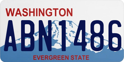 WA license plate ABN1486