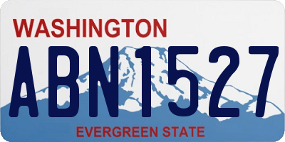 WA license plate ABN1527