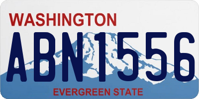 WA license plate ABN1556