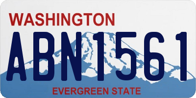 WA license plate ABN1561