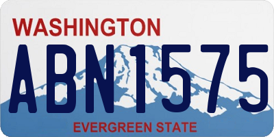 WA license plate ABN1575