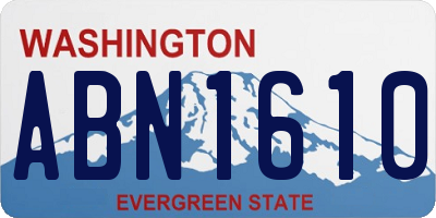 WA license plate ABN1610