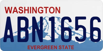 WA license plate ABN1656