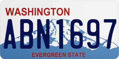 WA license plate ABN1697