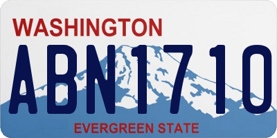 WA license plate ABN1710