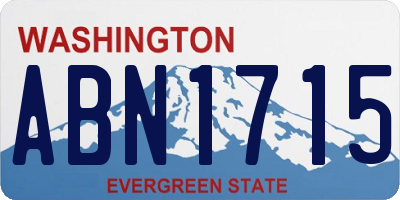 WA license plate ABN1715
