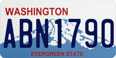 WA license plate ABN1790