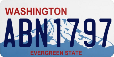 WA license plate ABN1797