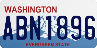 WA license plate ABN1896