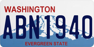 WA license plate ABN1940