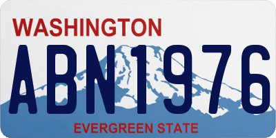 WA license plate ABN1976