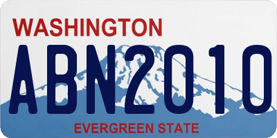 WA license plate ABN2010