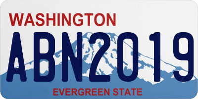 WA license plate ABN2019