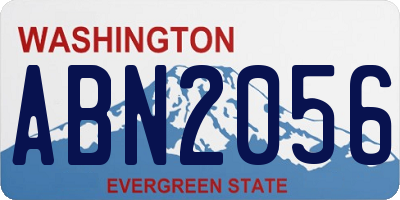WA license plate ABN2056