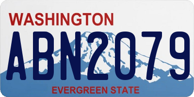 WA license plate ABN2079