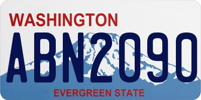 WA license plate ABN2090